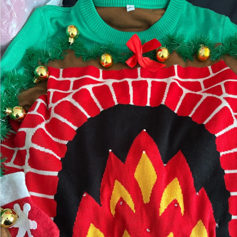 Men’s ugly sweater new without tags.
